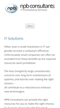 Mobile Screenshot of npbconsultants.com